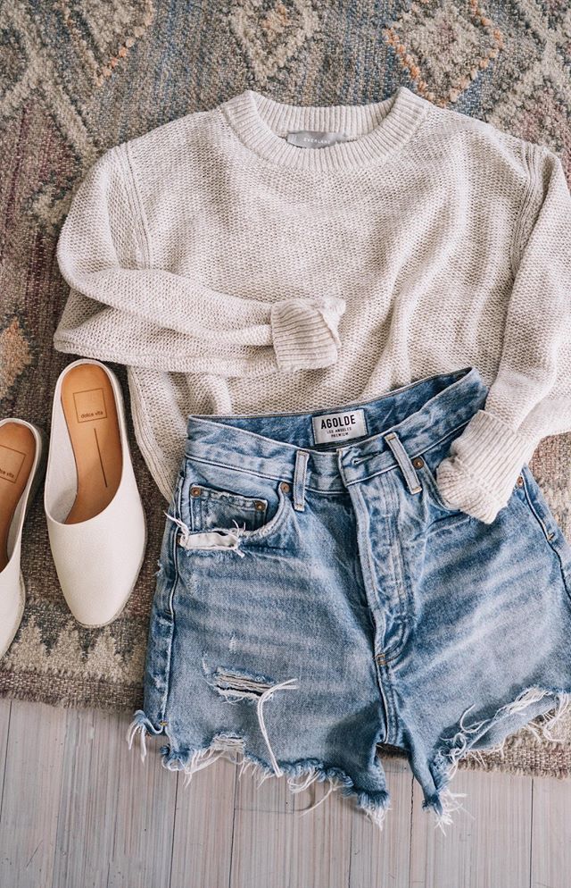 Denim Shorts Outfits For
  Summer