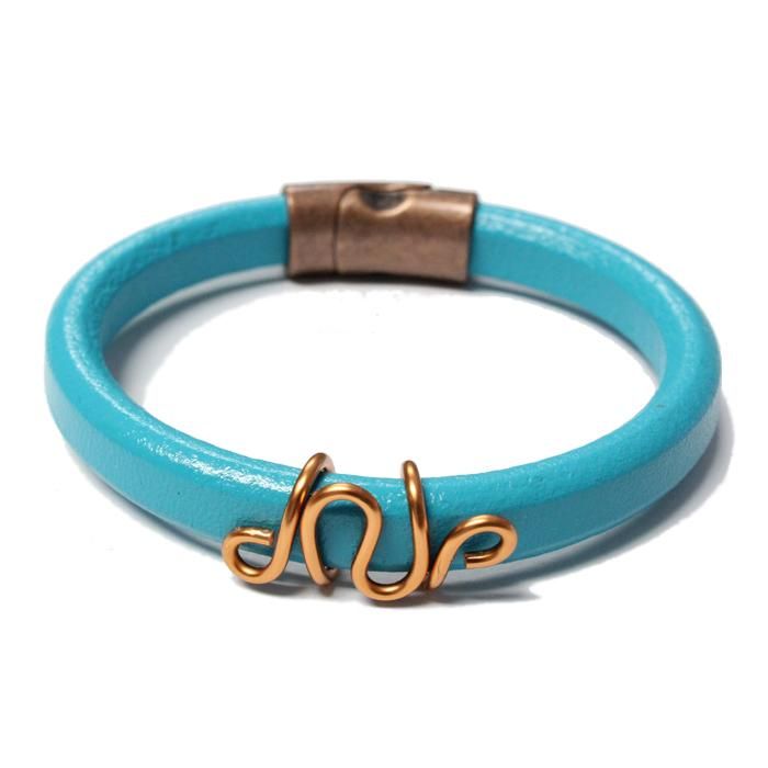European Leather Bracelet With
  A Clasp