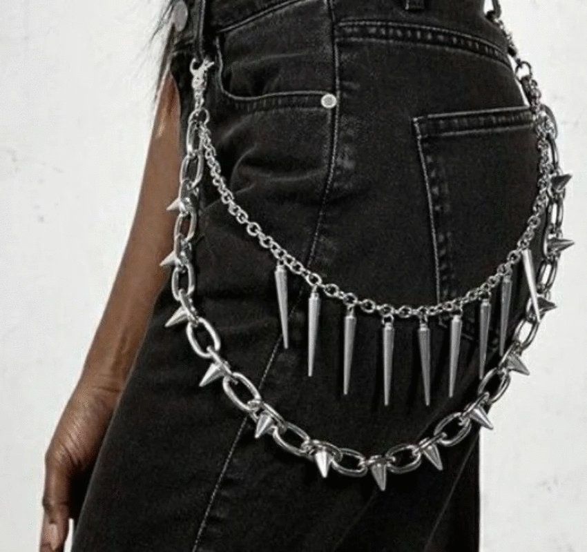 Cool DIY Chain Belt for
  stylish look