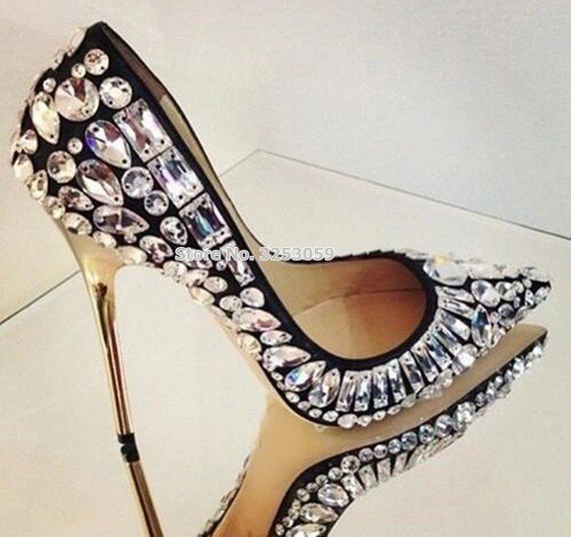 Embellished Pumps For Parties