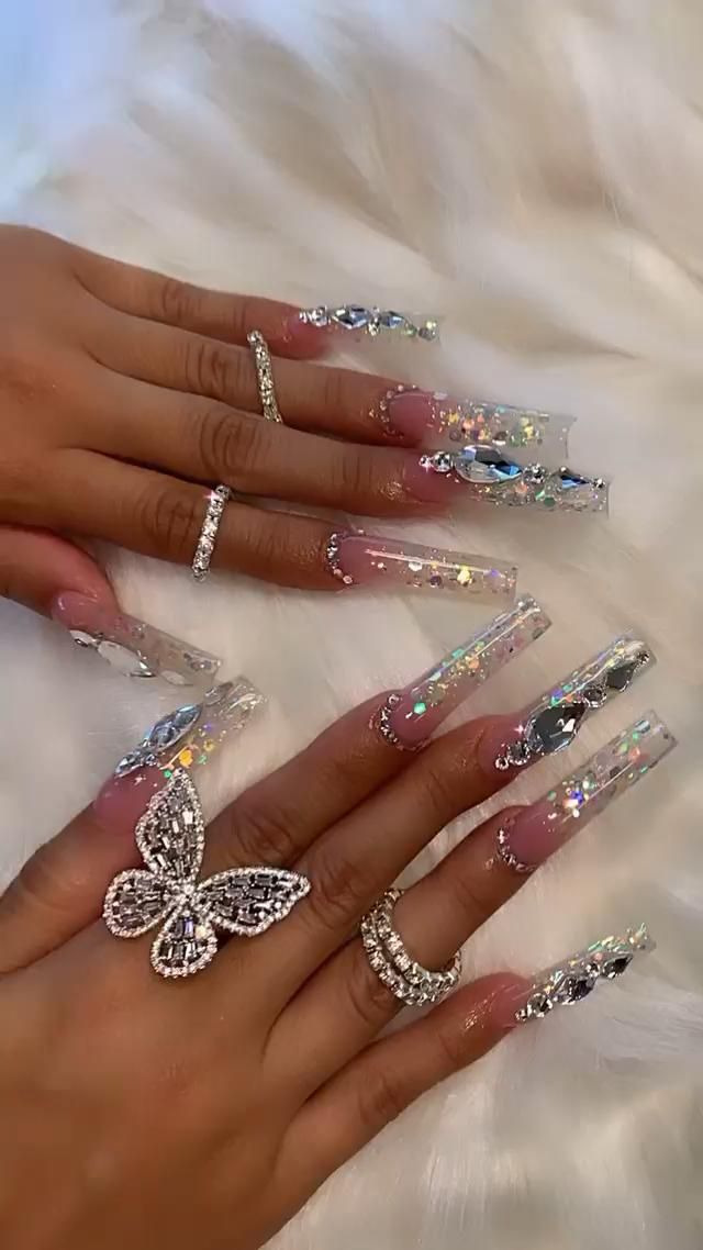 Nail Designs with Diamonds