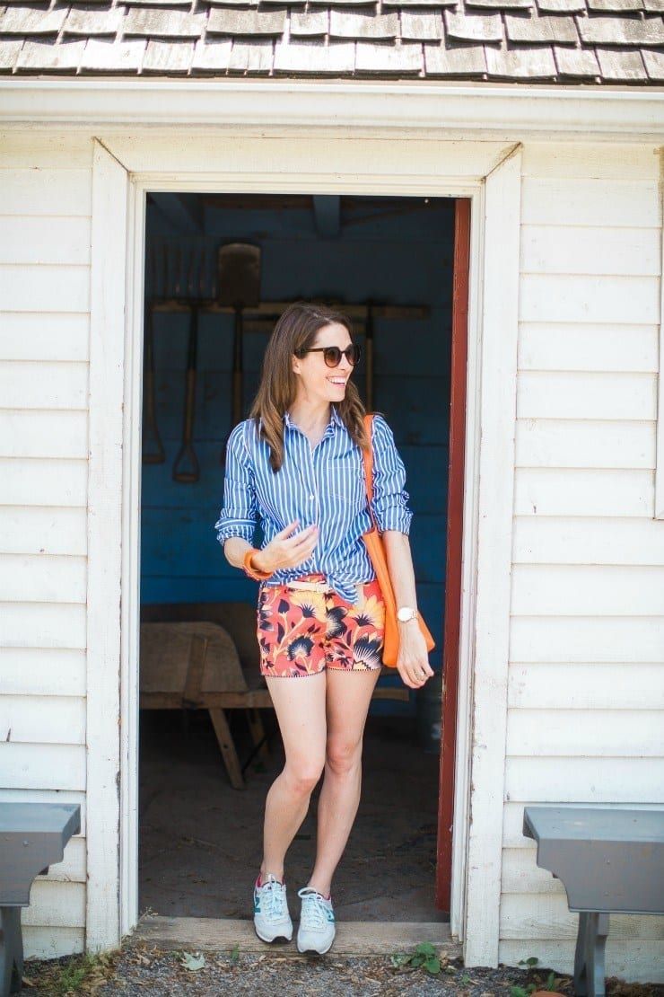 How To Style Floral Shorts