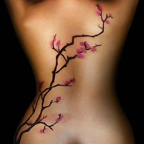 herry Blossom Tattoo Ideas For
  Women